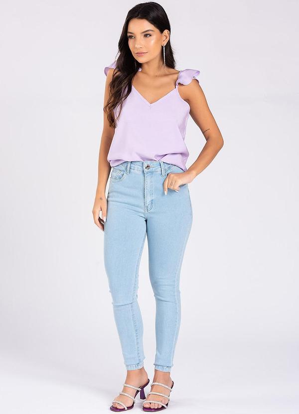 Meu Jeans - Calça Jeans Skinny Claro Azul 3