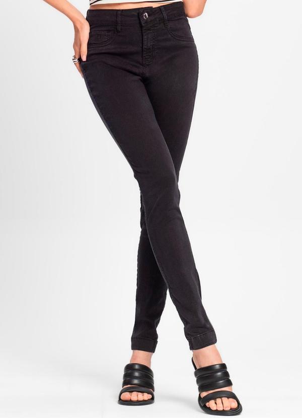 Rovitex - Calça Jeans Skinny e Jogger Emporio Preto