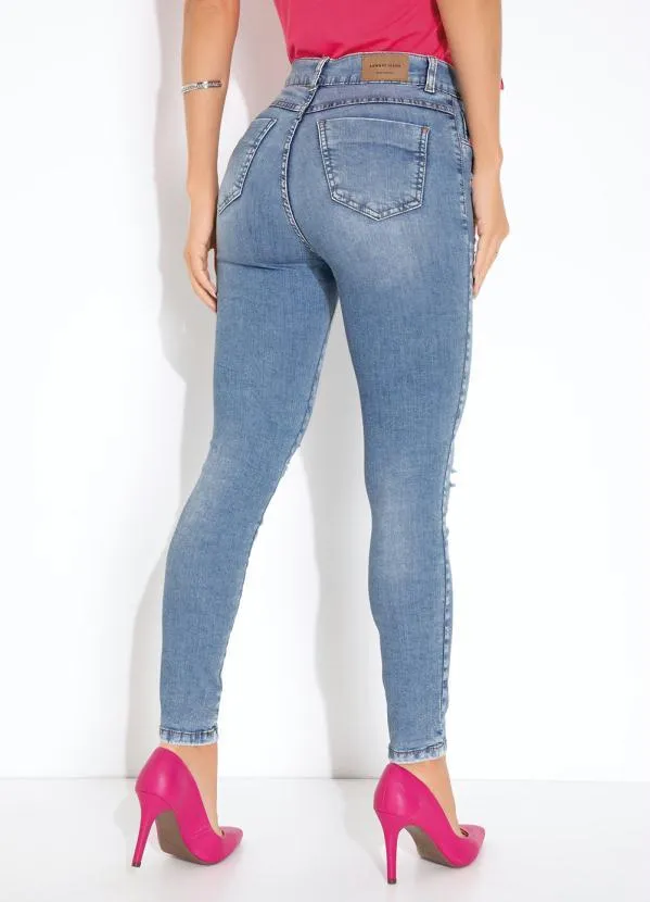 Sawary Jeans - Calça Jeans Skinny Efeito Destroyed Sawary 2