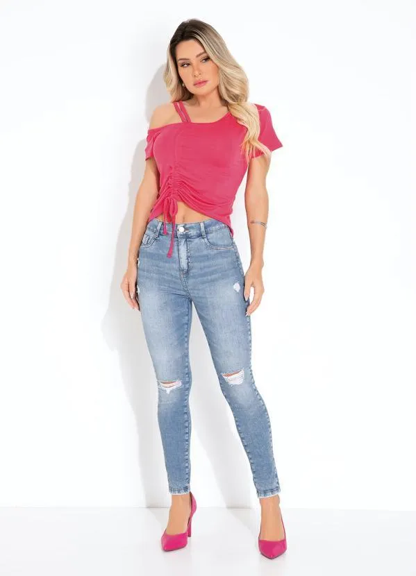 Sawary Jeans - Calça Jeans Skinny Efeito Destroyed Sawary 3