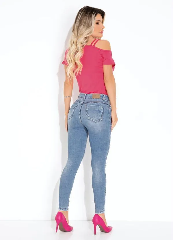 Sawary Jeans - Calça Jeans Skinny Efeito Destroyed Sawary 4