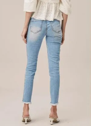 Lança Perfume - Calça Jeans Skinny High Azul - LANÇA PERFUME