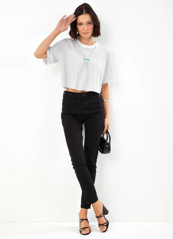 John John - Calça Jeans Skinny Osorno Preto 6