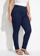 Calça Jeans Skinny Plus Size Azul