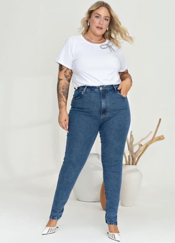 La Tay - Calça Jeans Skinny Plus Size Azul