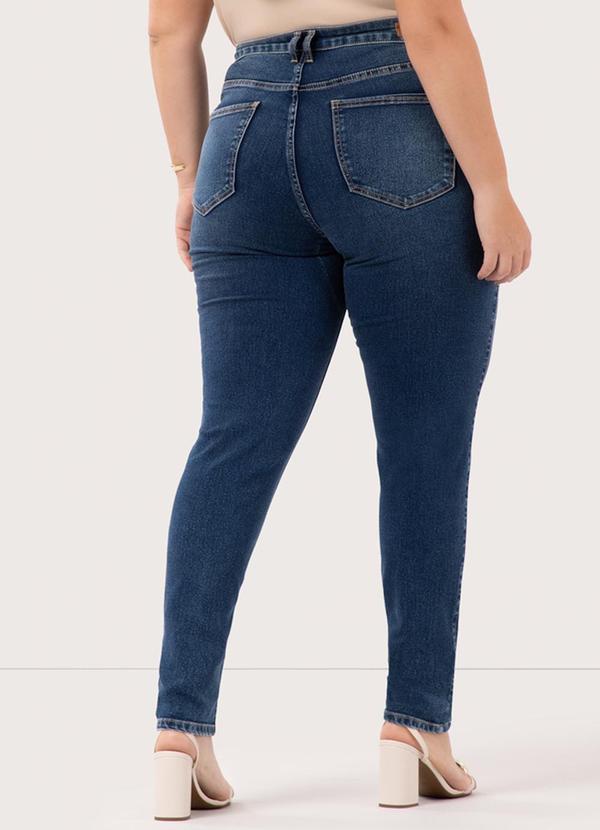 Lunender Mais Mulher - Calça Jeans Skinny Plus Size com Azul 2