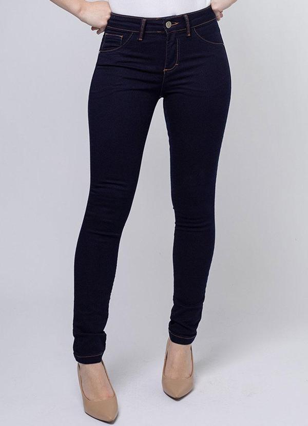 Meu Jeans - Calça Jeans Skinny Splash Azul