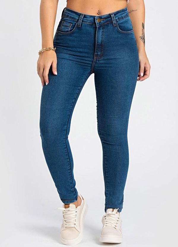 Meu Jeans - Calça Jeans Skinny Tradicional Azul