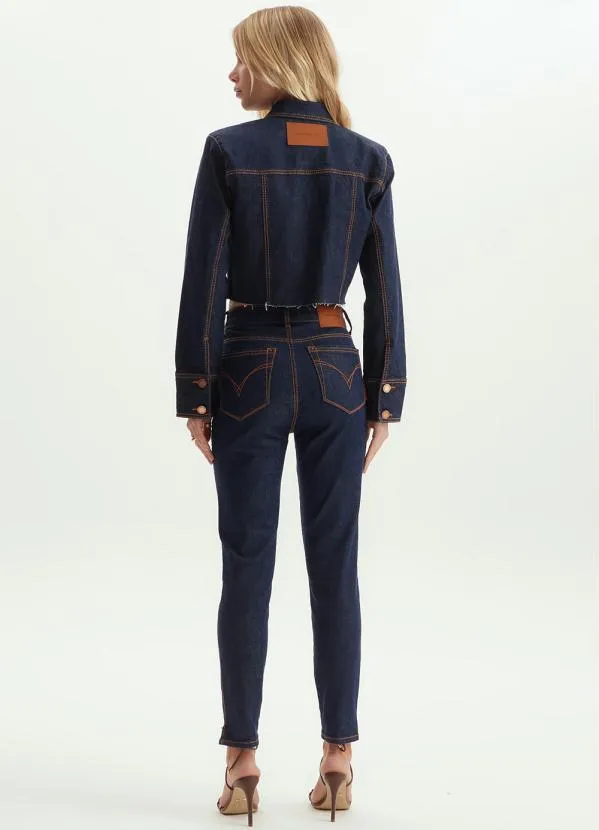 Lança Perfume - Calça Jeans Skinny Vesta Ankle Azul 4