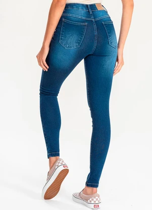 Meu Jeans - Calça Jeans Skinny Zoe Jeans Escuro Azul - MEU JEANS