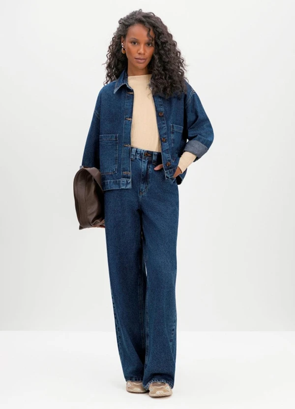 Essendi - Calça Jeans Slim Feminina Azul 2