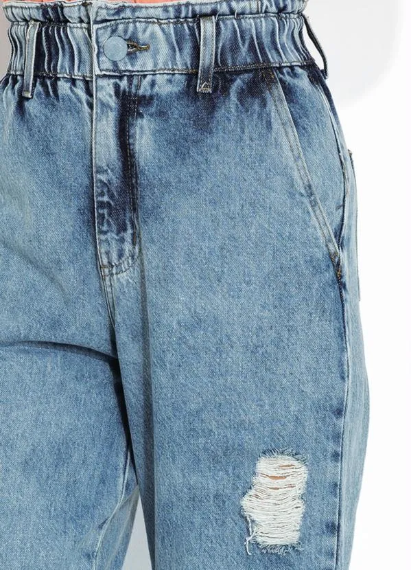 Sawary Jeans - Calça Jeans Slouchy com Elástico Sawary 3