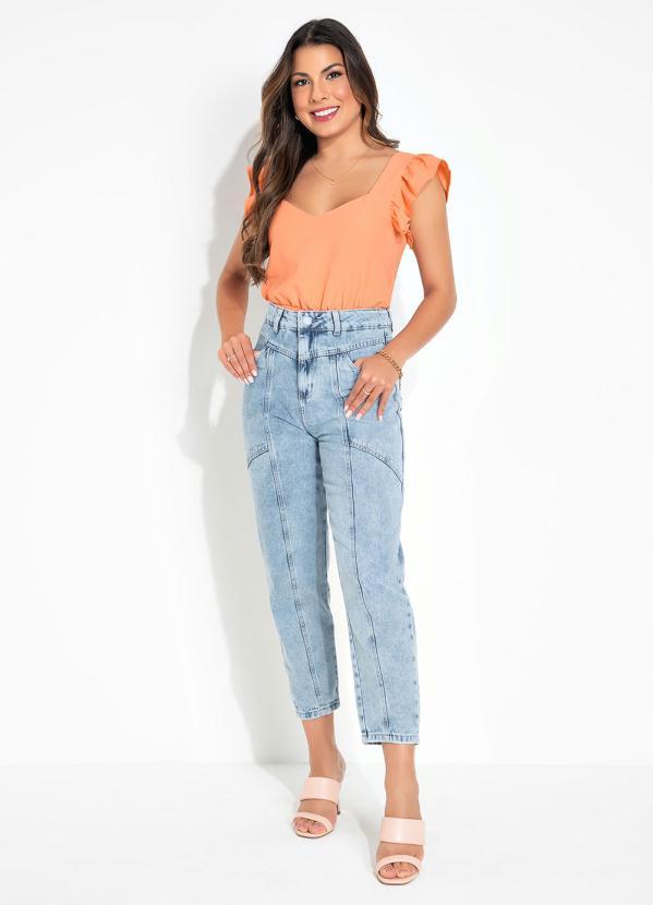 Outlet - Calça Jeans Slouchy Cós Diferneciado Sawary 4