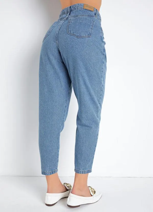 Sawary Jeans - Calça Jeans Slouchy Destroyed com Bolsos Sawary 2