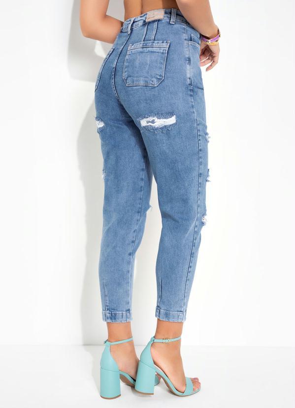 Outlet - Calça Jeans Slouchy Destroyed Sawary 2