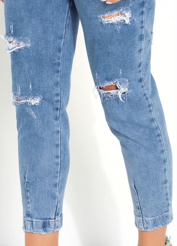 Outlet - Calça Jeans Slouchy Destroyed Sawary 3