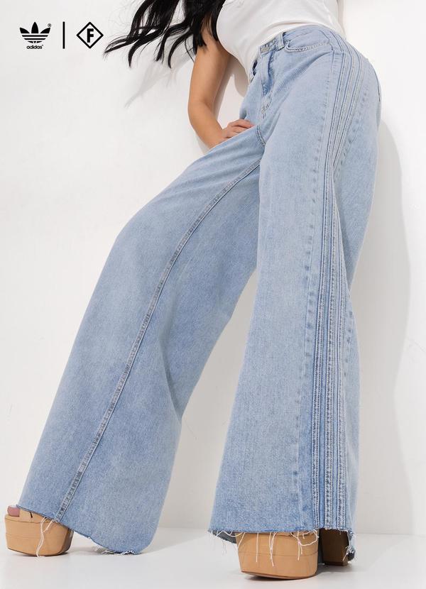 Forum Adidas Calça Jeans Thais Azul