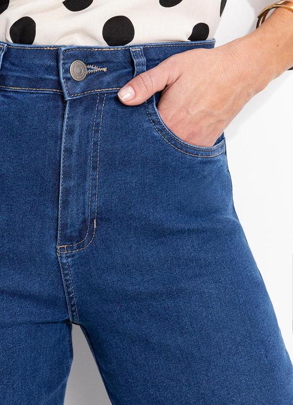 Sawary Jeans - Calça Jeans Wide Leg Azul 8