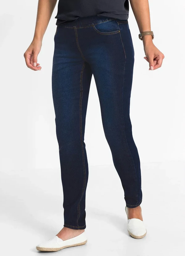 Queima Estoque - Calça Jogging Azul Escuro 7