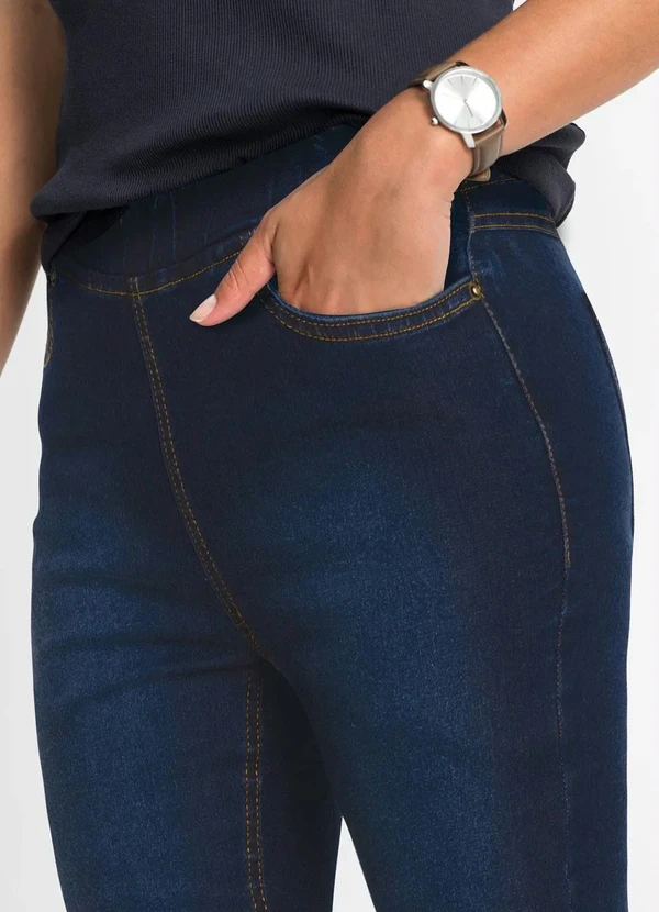 Queima Estoque - Calça Jogging Azul Escuro 14