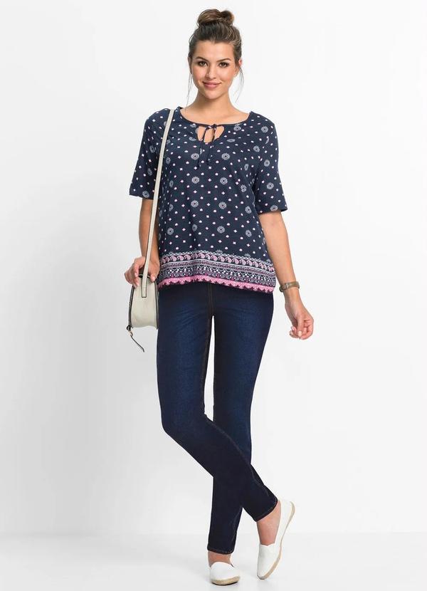 Outlet - Calça Jogging Azul Escuro 6