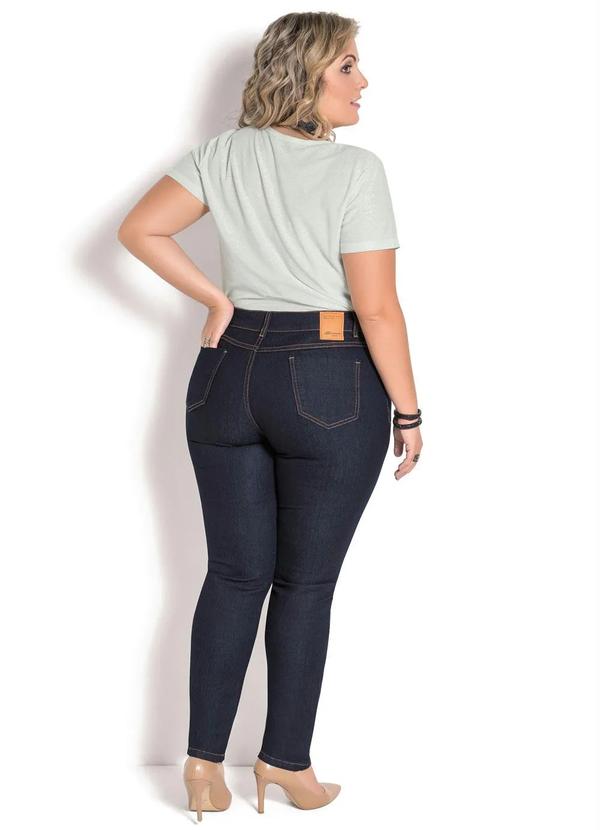 Sawary Jeans - Calça Legging Jeans Escuro Sawary Plus Size 5