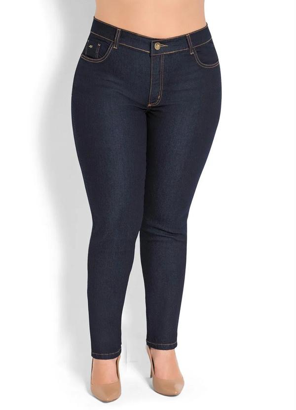 Sawary Jeans - Calça Legging Jeans Escuro Sawary Plus Size 6