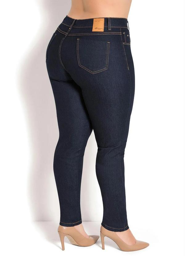 Sawary Jeans - Calça Legging Jeans Escuro Sawary Plus Size 7