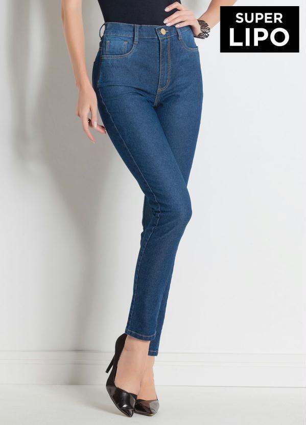 Sawary Jeans - Calça Legging Sawary Jeans com Cinta Modeladora