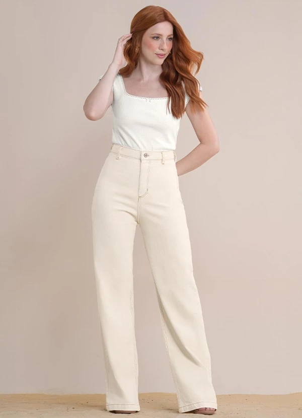 Angel - Calça Marine Bege 3