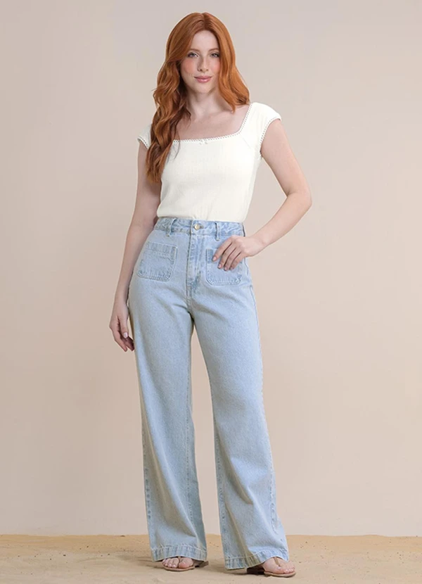 Angel - Calça Marine Jeans Claro 3