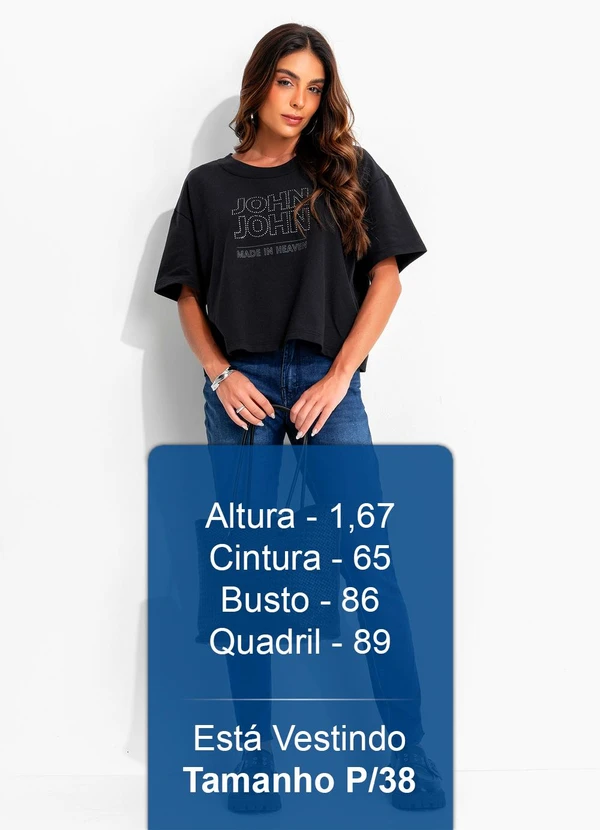 John John - Calça Midi Skinny Moscou Jj Azul 6