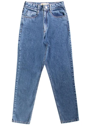 Angel - Calça Mom Denim Azul - ANGEL