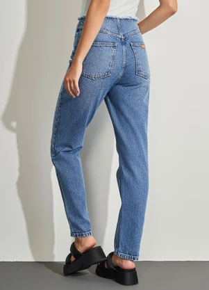 Sofie - Calça Mom em Jeans Azul - SOFIE