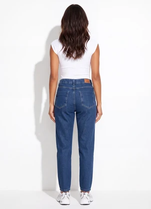 Sawary Jeans - Calça Mom Jeans Azul - SAWARY JEANS