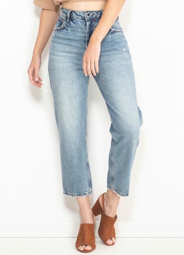Forum - Calça Mom Jeans Azul