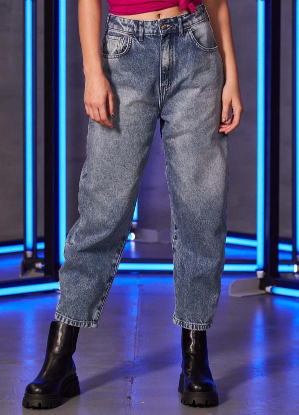 Coca Cola - Calça Mom Jeans Azul 1