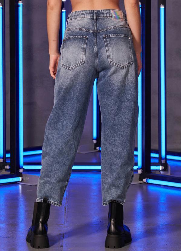 Coca Cola - Calça Mom Jeans Azul 2