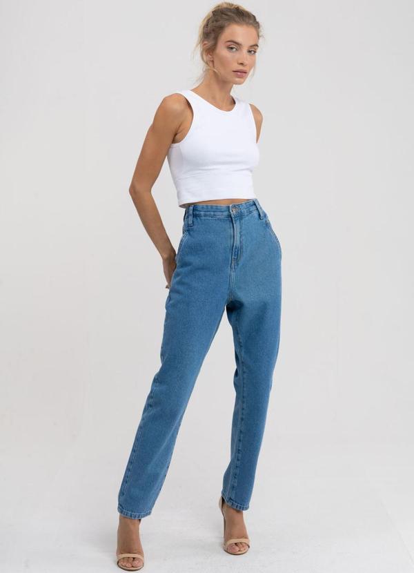 La Tay - Calça Mom Jeans Azul