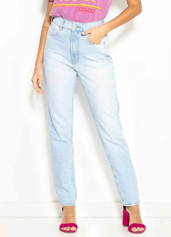 Colcci - Calça Mom Jeans Bruna Azul