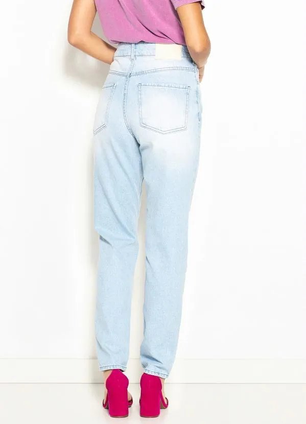 Colcci - Calça Mom Jeans Bruna Azul 2