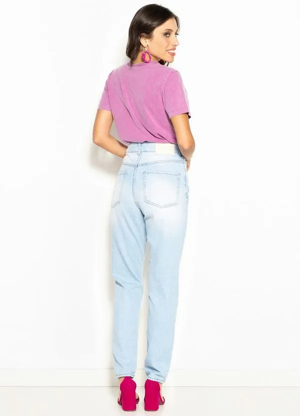 Colcci - Calça Mom Jeans Bruna Azul 5