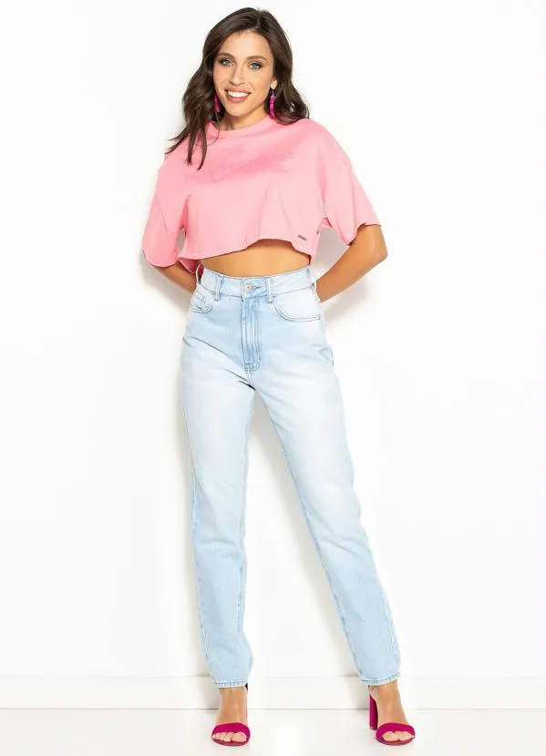 Colcci - Calça Mom Jeans Bruna Azul 7