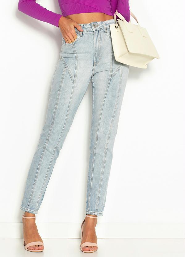 Colcci - Calça Mom Jeans Bruna Azul