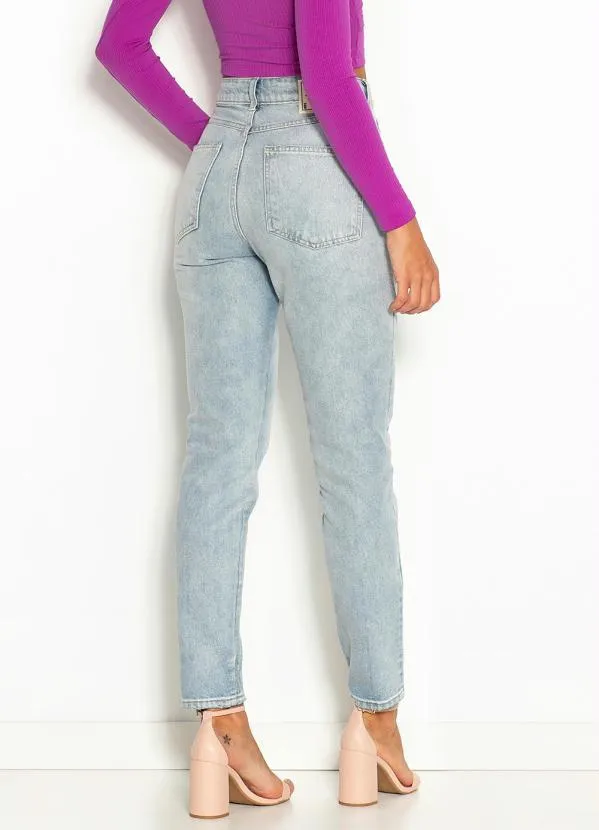 Colcci - Calça Mom Jeans Bruna Azul 2