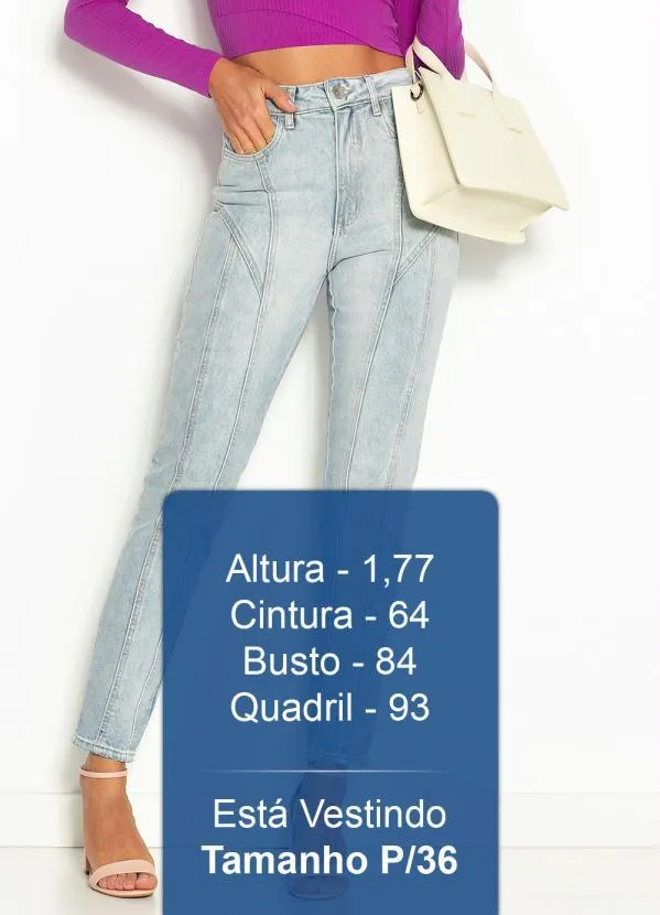 Colcci - Calça Mom Jeans Bruna Azul 5
