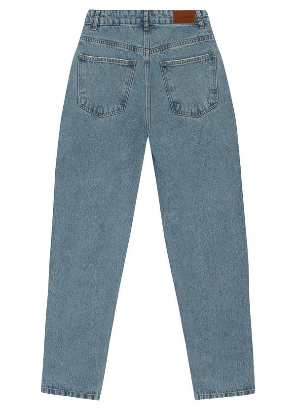 Enfim - Calça Mom Jeans Cintura Alta Azul Claro 4