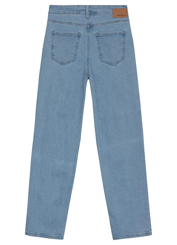 Malwee - Calça Mom Jeans Cintura Alta Azul 6