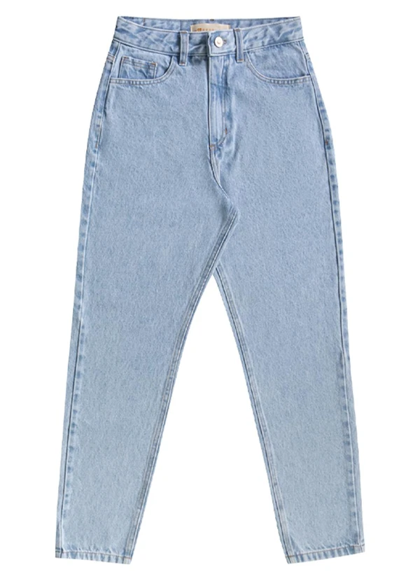 Angel - Calça Mom Jeans Claro 5