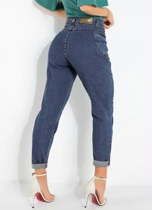 Sawary Jeans - Calça Mom Jeans Sawary com Bolsos Laterais - SAWARY JEANS